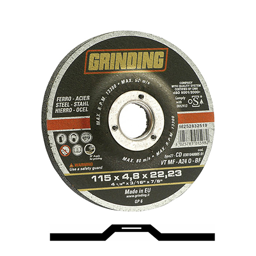 Dischi grinding ferro 115x4,8