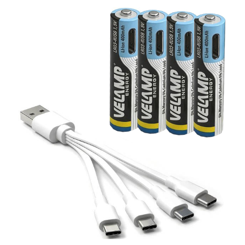Pile velamp ric.usb-c aaa 4pz