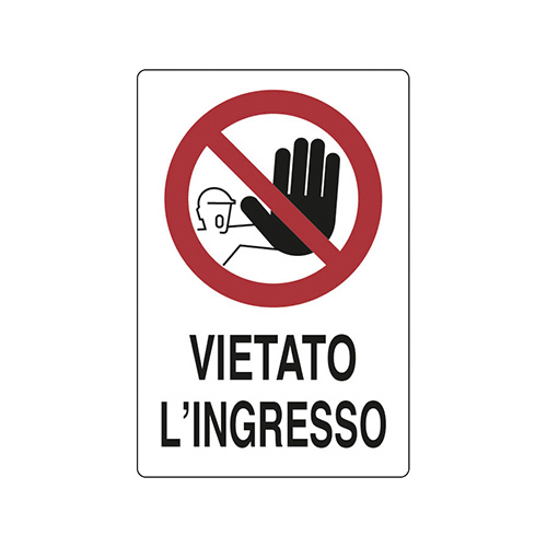 S.ALL.VIETATO-L'INGRESSO-30X20