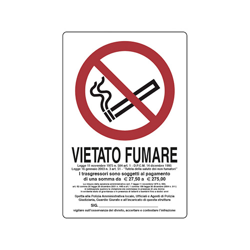 S.PVC-VIETATO-FUMARE-----30X20